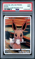 2018 POKEMON JAPANESE SM PROMO #287 EEVEE MUNCH: A RETROSPECTIVE PSA 9 MINT