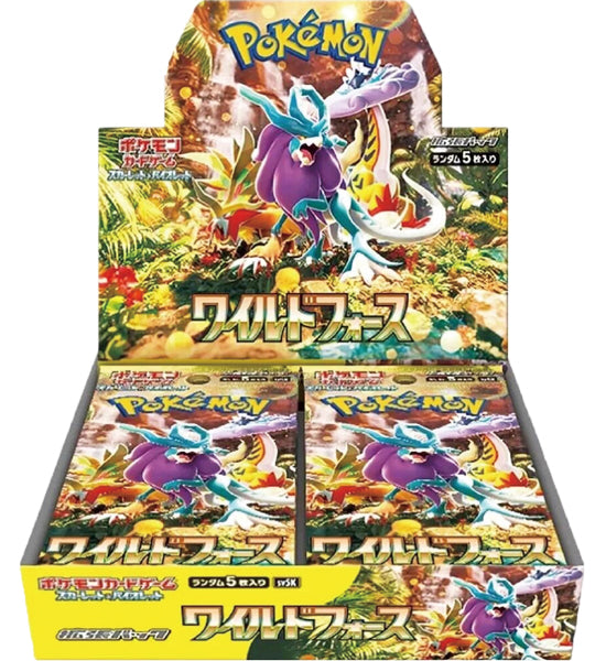 Pokemon Japanese Wild Force SV5K Display